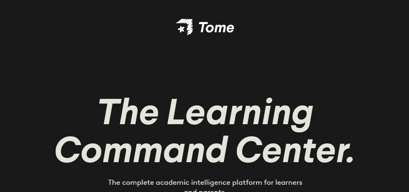 Tome product screenshot