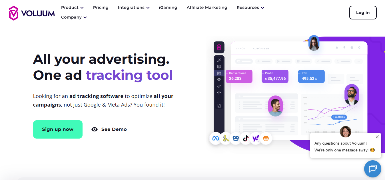 Voluum (AI) product screenshot