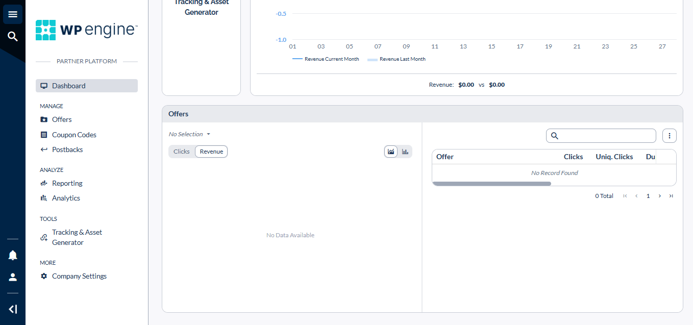 WP Engine product screenshot