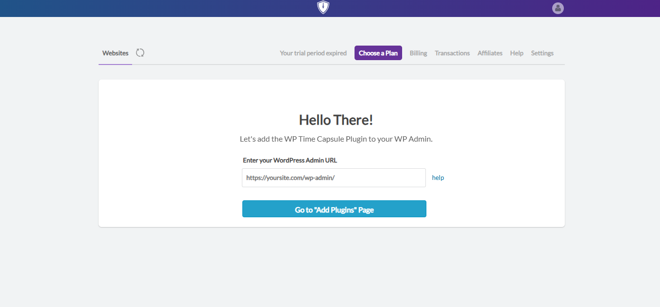 WP Time Capsule product screenshot