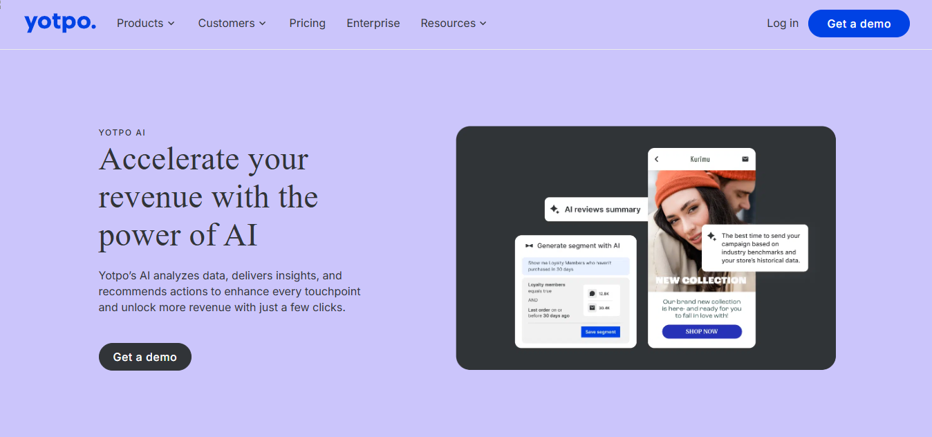 Yotpo (AI) product screenshot