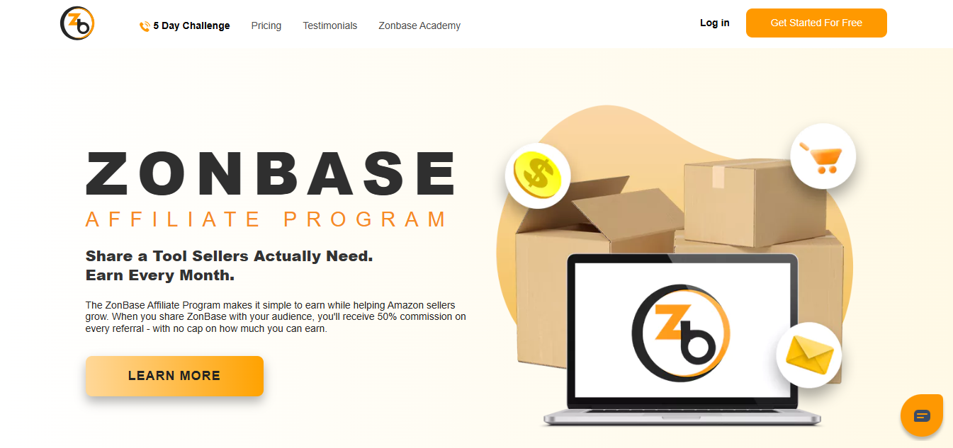 ZonBase product screenshot
