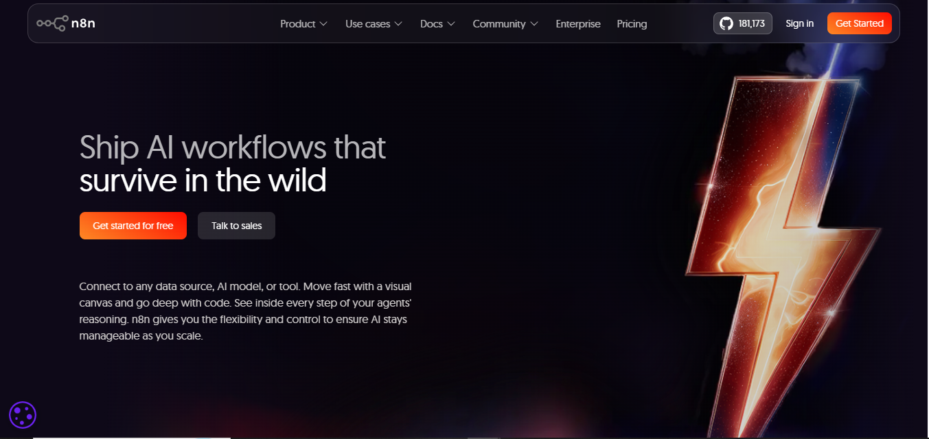 n8n product screenshot