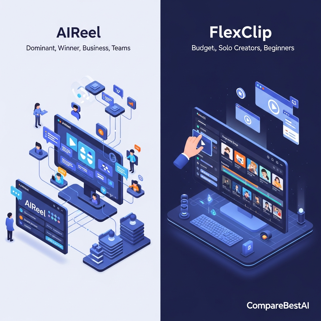 AIReel vs FlexClip: Which AI Video Tool Wins in 2026?