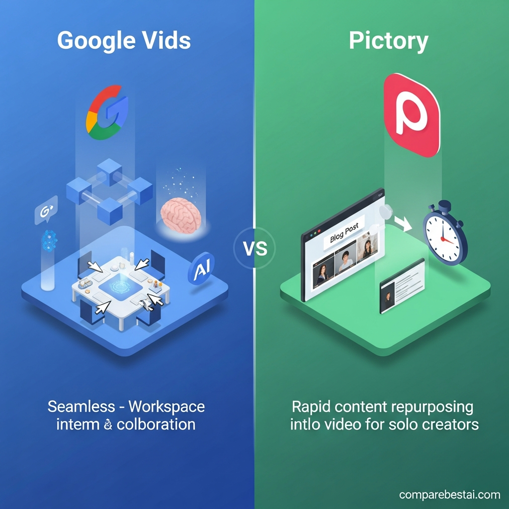 Google Vids vs Pictory 2026: Head-to-Head Comparison