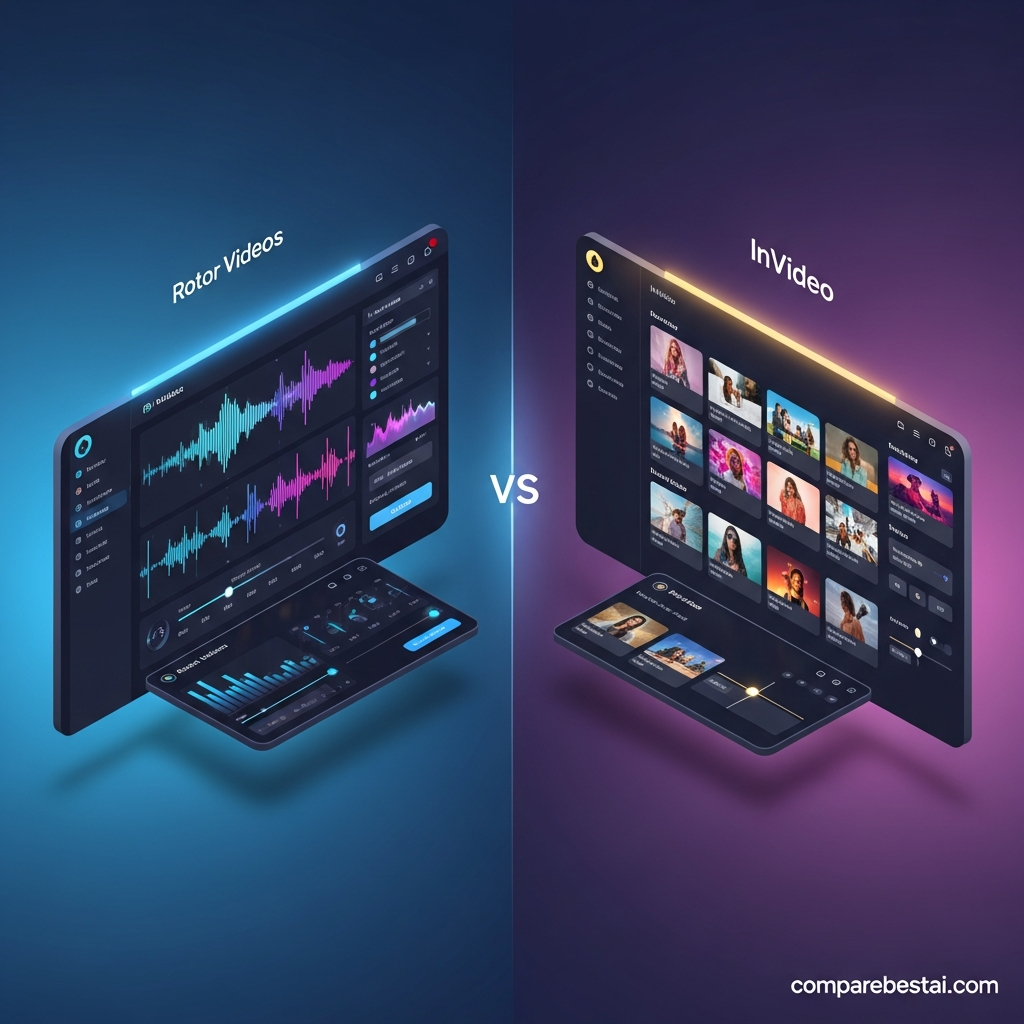 Rotor Videos vs InVideo 2026: Head-to-Head Comparison