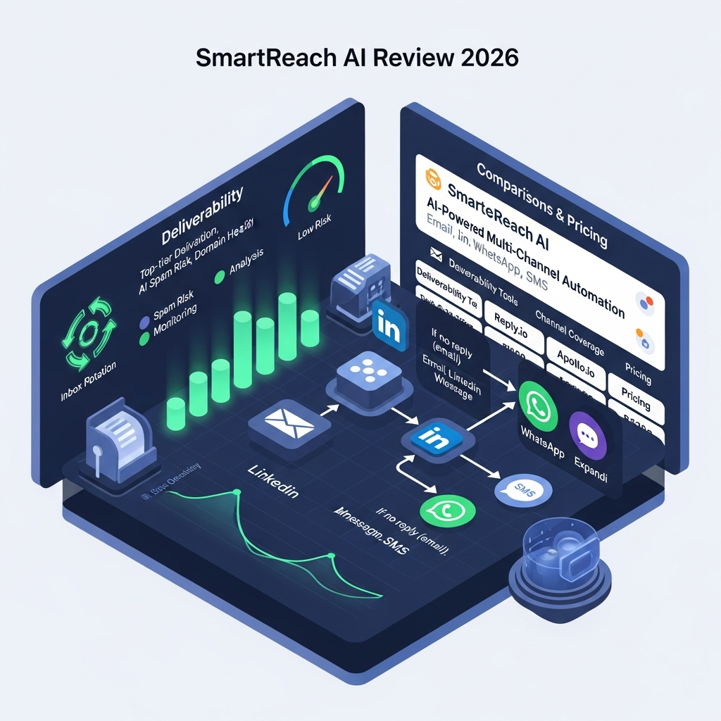 SmartReach AI Review 2026: Deliverability, Pricing, Alternatives & Verdict