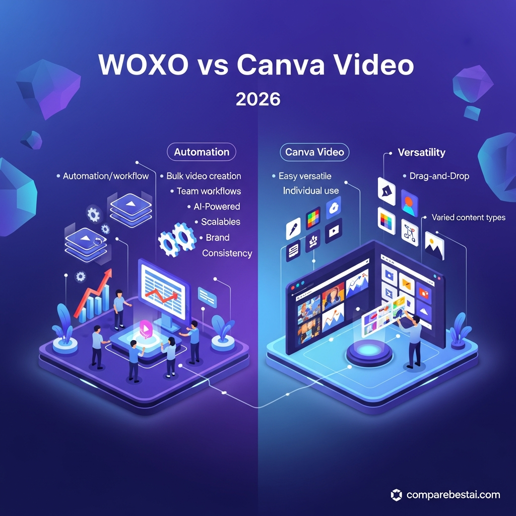 WOXO vs Canva Video 2026: Side-by-Side Video Maker Comparison