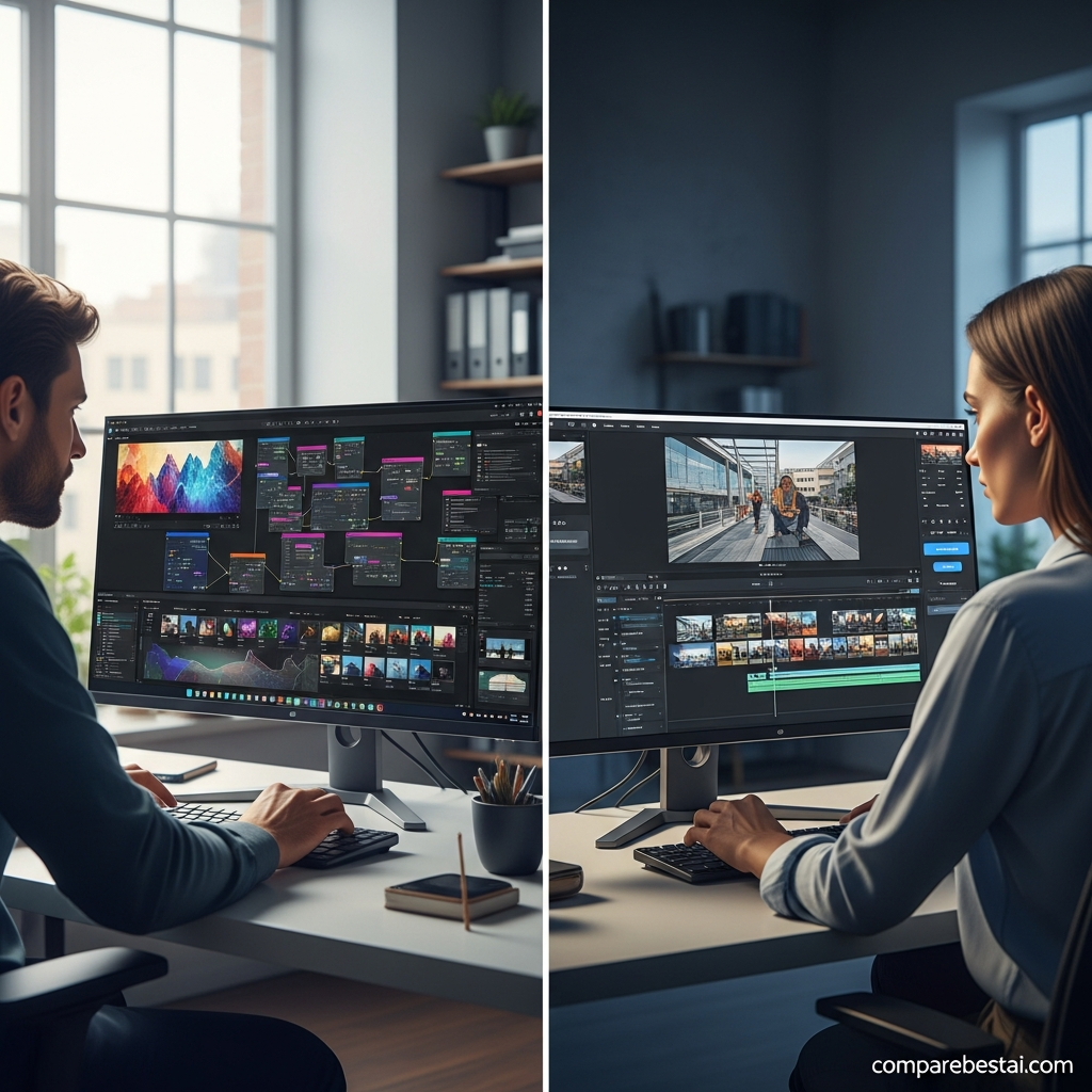 Feature comparison table showing side-by-side differences between AIReel and Runway for AI video creation in 2026