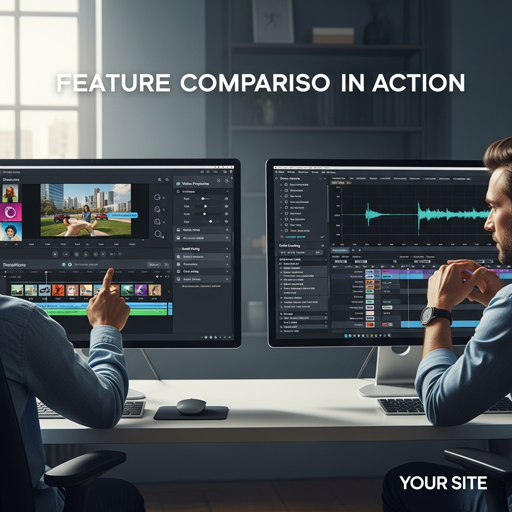 Feature comparison of PixVerse and Genmo AI including user workflows, collaboration, and automation capabilities.