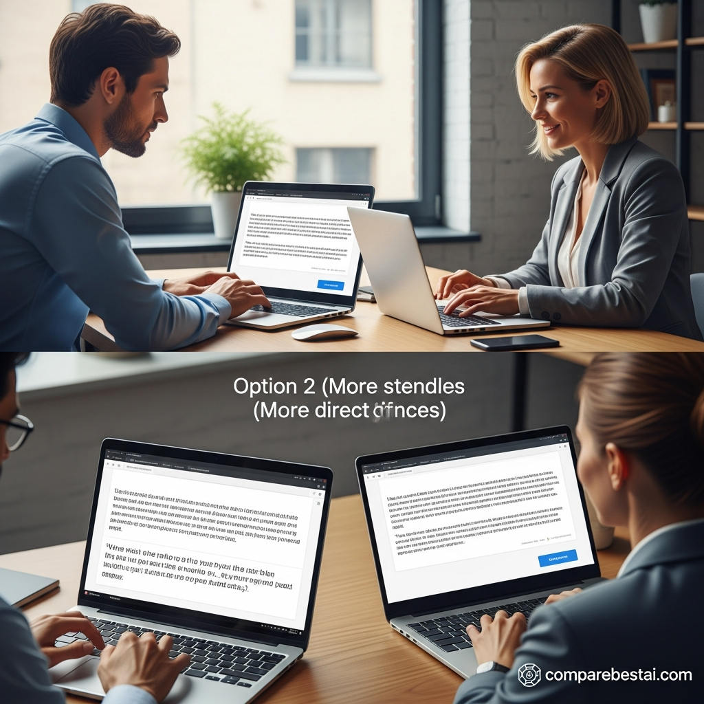 Visual comparison of translation tool features