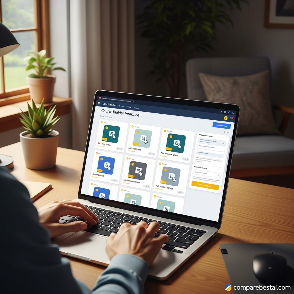 Learnpress Pro vs Learndash comparison infographic for WordPress LMS plugins as of 2026, highlighting pricing, features, course builder differences