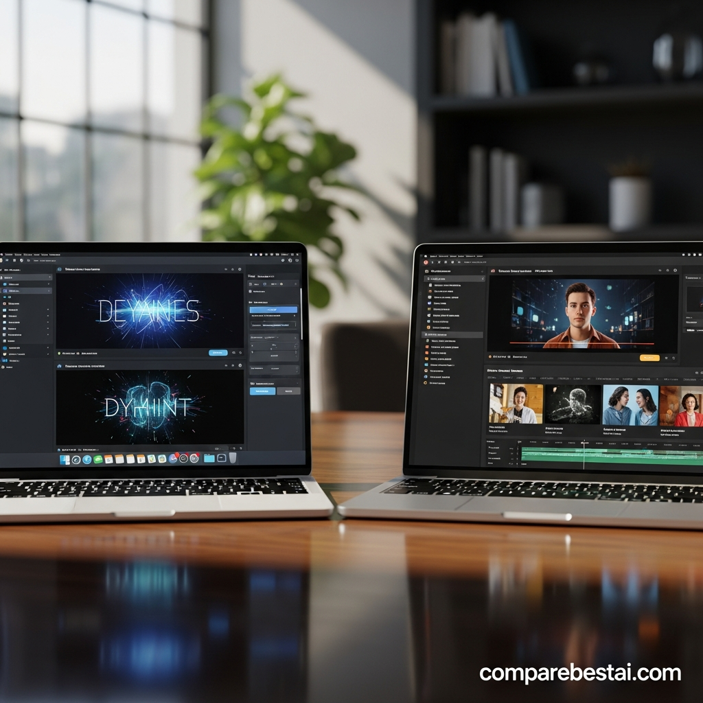 Comparison chart visualizing Veo 3.1 versus leading AI video generator competitors based on features and pricing