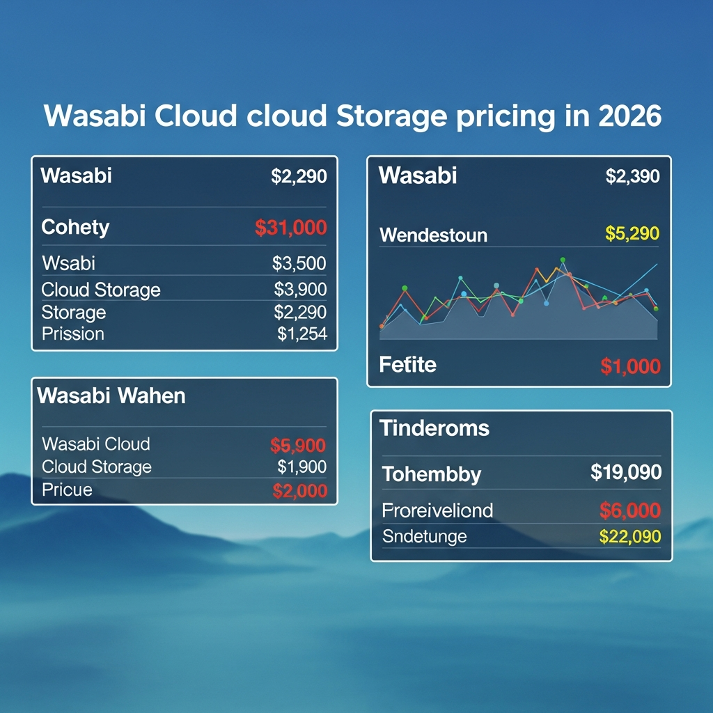 Chart showing Wasabi Hot Cloud pricing vs AWS S3 pricing for 2026, including breakdown of egress, API, and storage costs for both services.