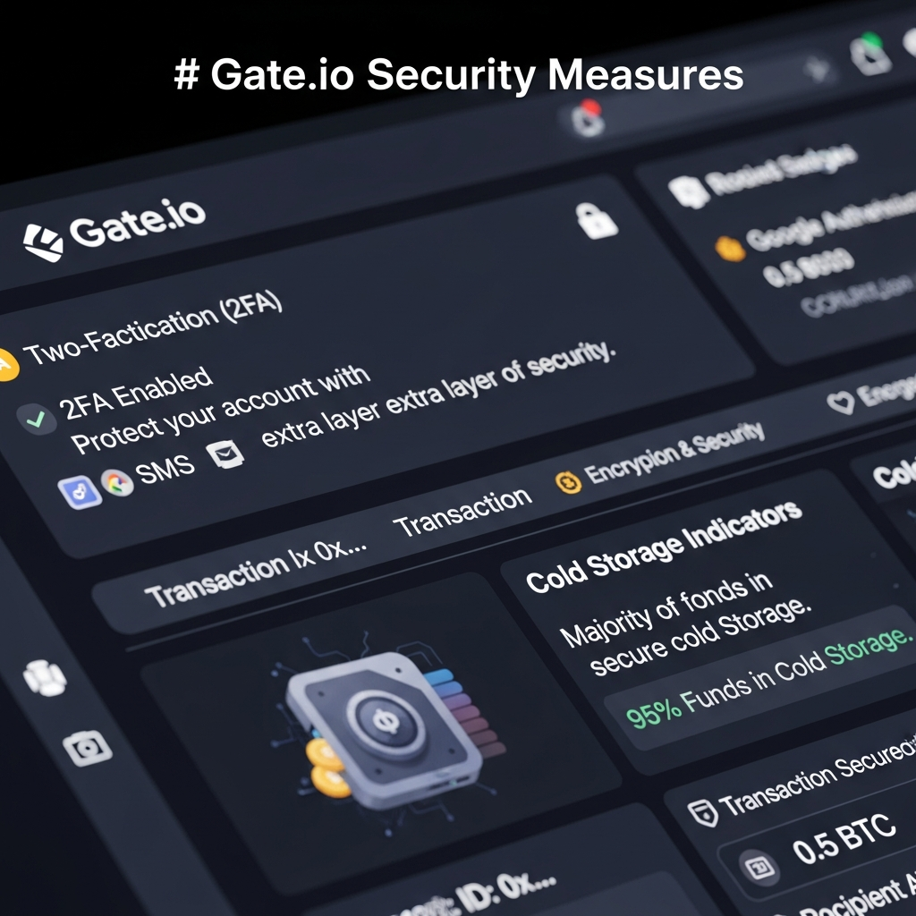 Screenshot of Gate.io's user interface, highlighting sign-up process and supported coins for beginner traders in 2026.