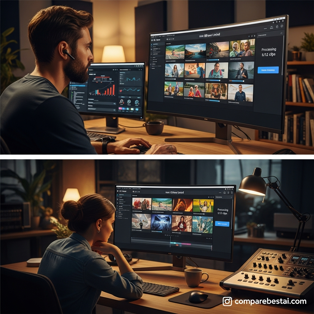 Visual safety and trust features of Hitpaw Univd AI software, showing secure interface elements for video editing in July 2026.