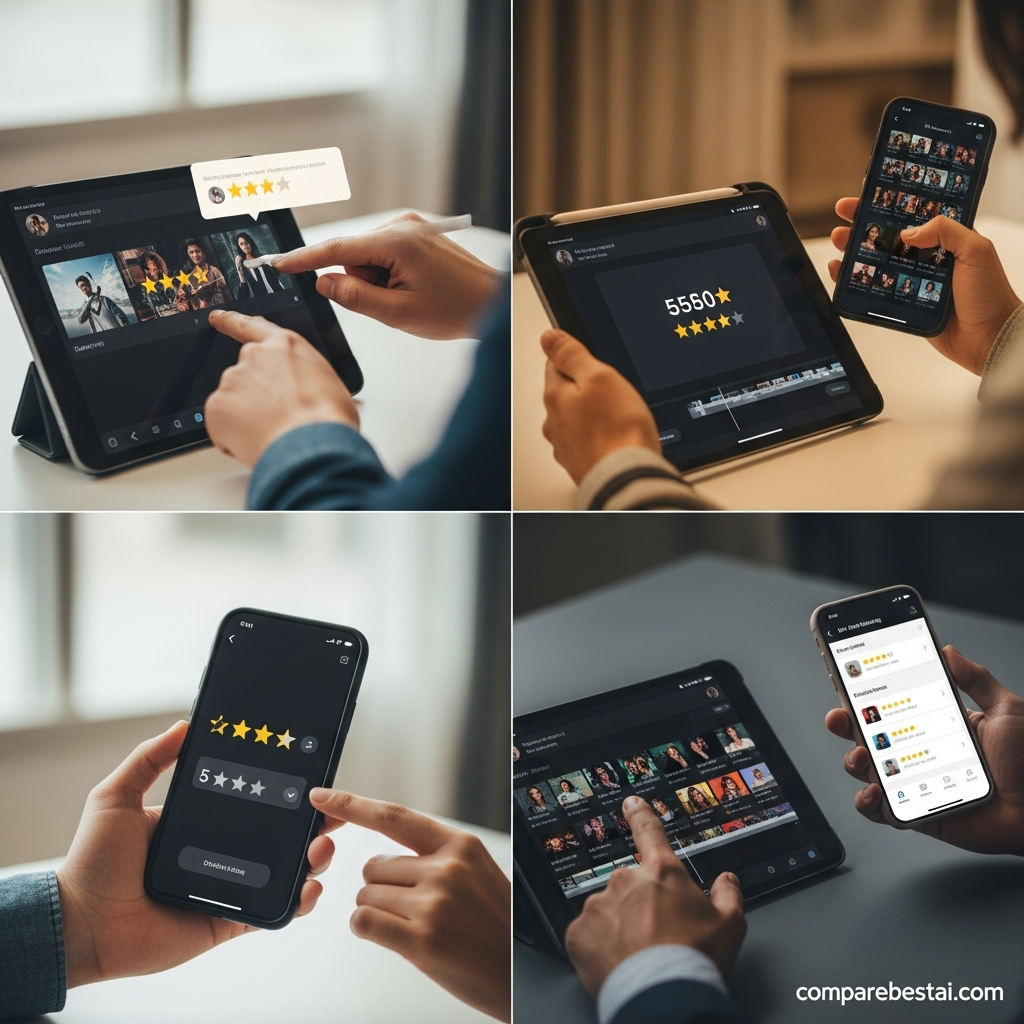 LitVideo user reviews and feedback dashboard featuring 2026 customer satisfaction and feature requests.