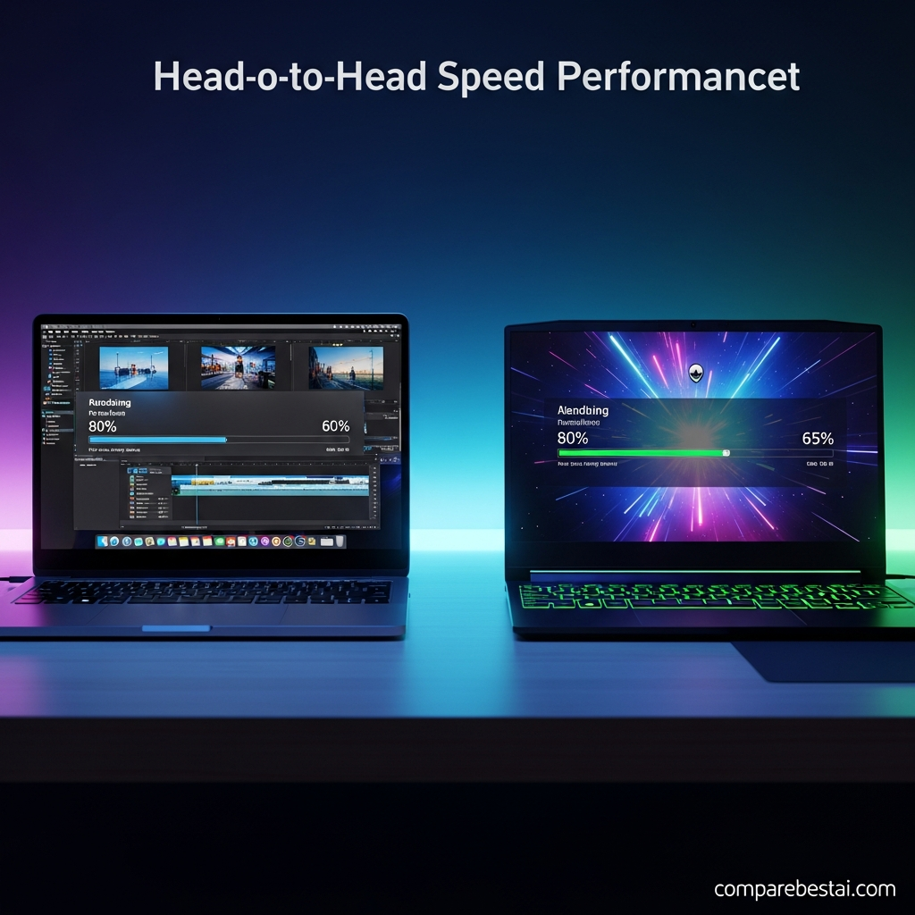 Chart comparing the speed and performance of Veo 3.1 versus Runway in video generation tasks for enterprise and creative use cases in 2026.
