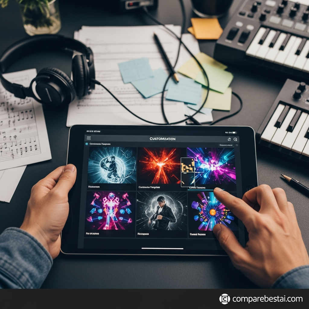 Advanced Rotor Videos features including AI video effects, automated music sync, batch processing, and team workflow tools