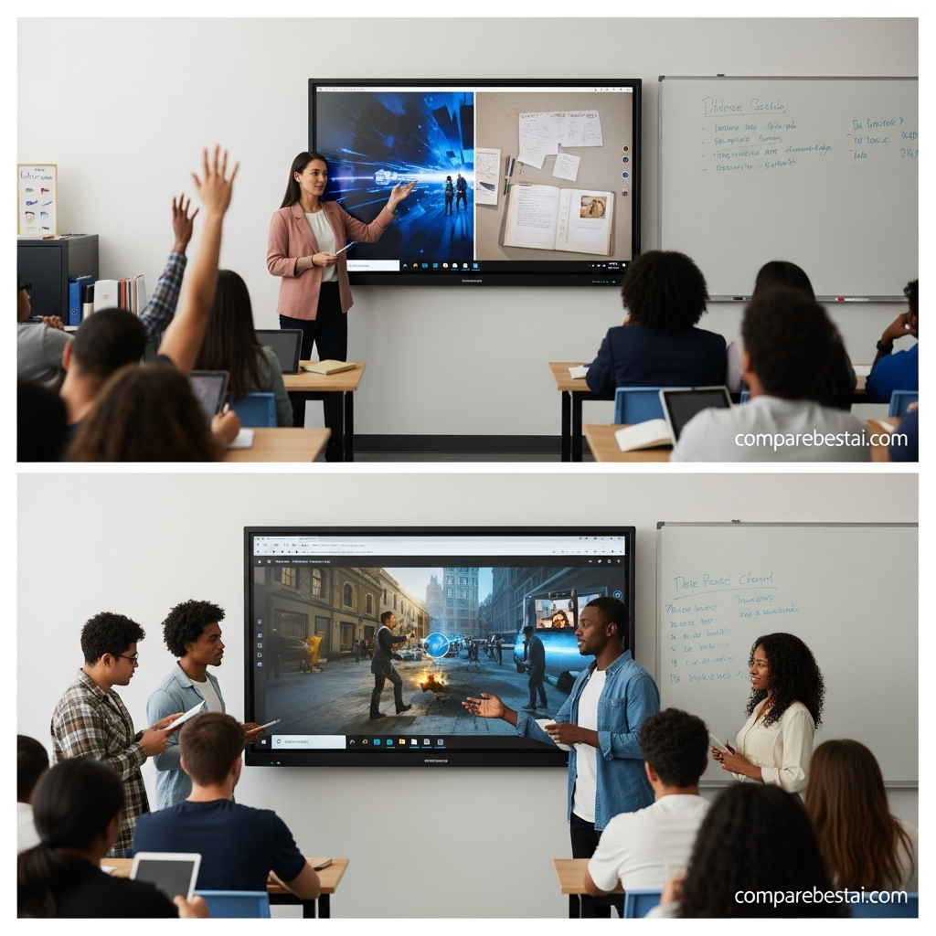 PixVerse benefits for education: AI video generation used by teachers and students to quickly produce educational content.