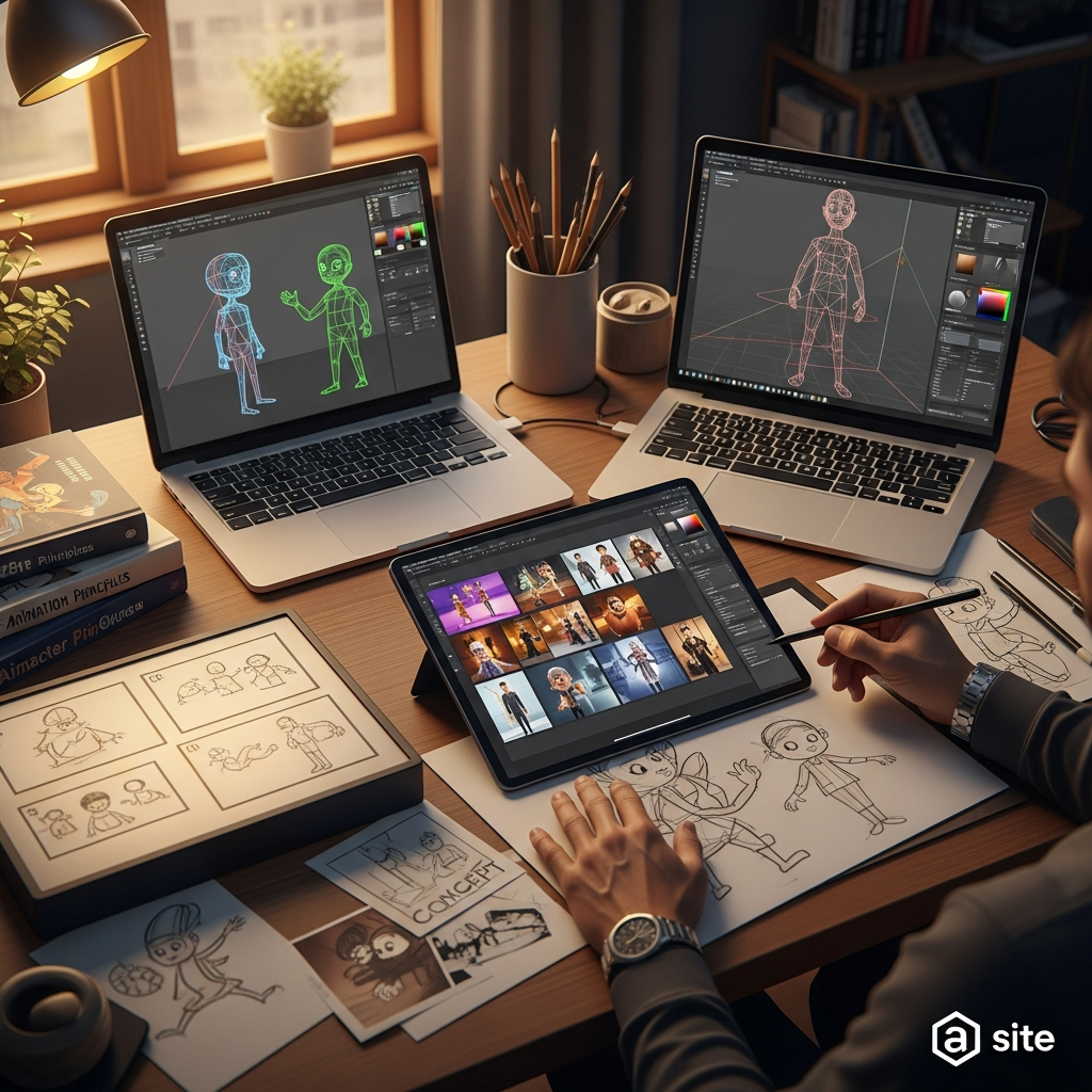 Infographic showing best alternatives to Animated Drawings, including ToonCrafter, Doodly, and Dreamoving for AI-driven animation workflows in 2026.