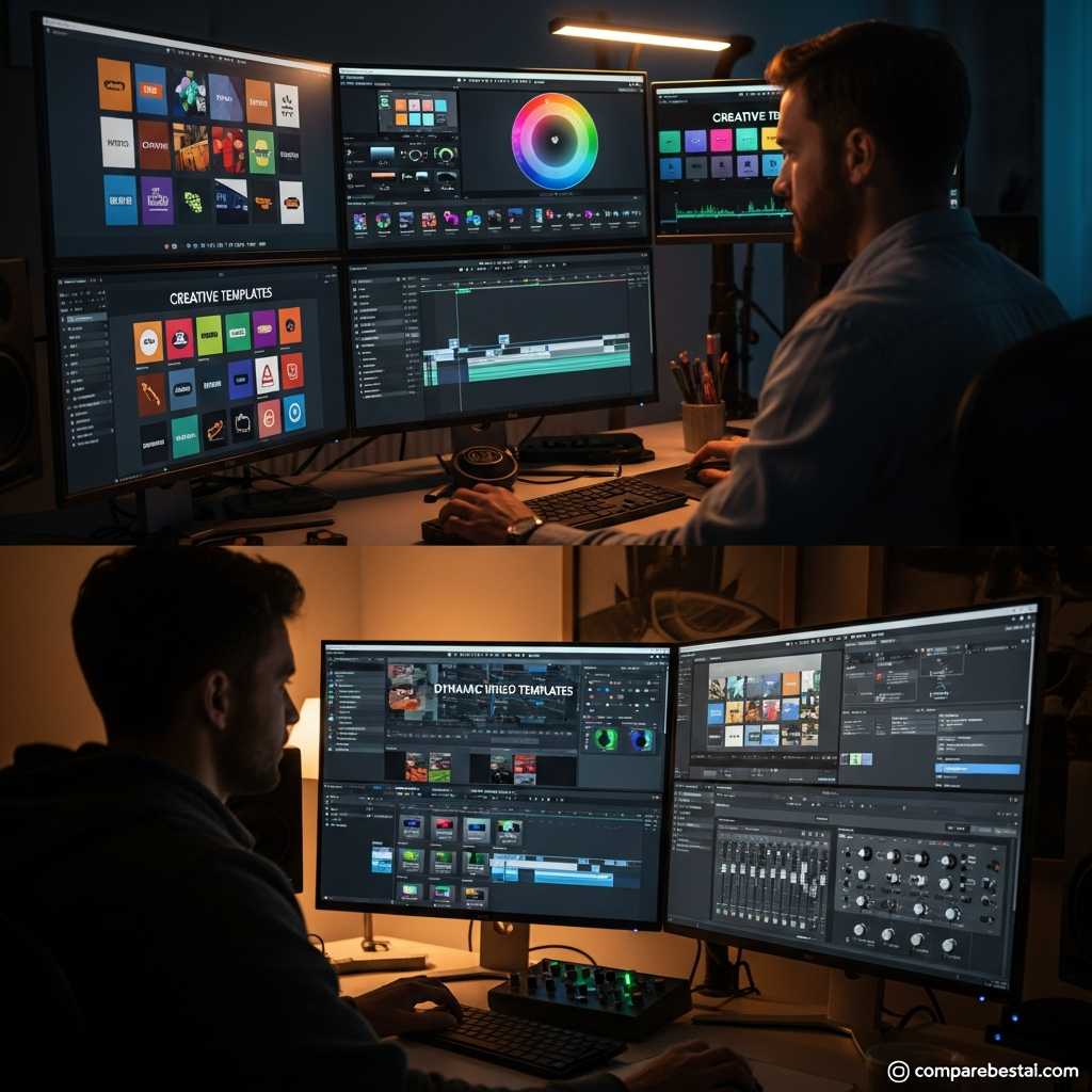 Overview chart highlighting key moonvalley ai features like scene segmentation, auto-branding, collaboration, and workflow automation tools.