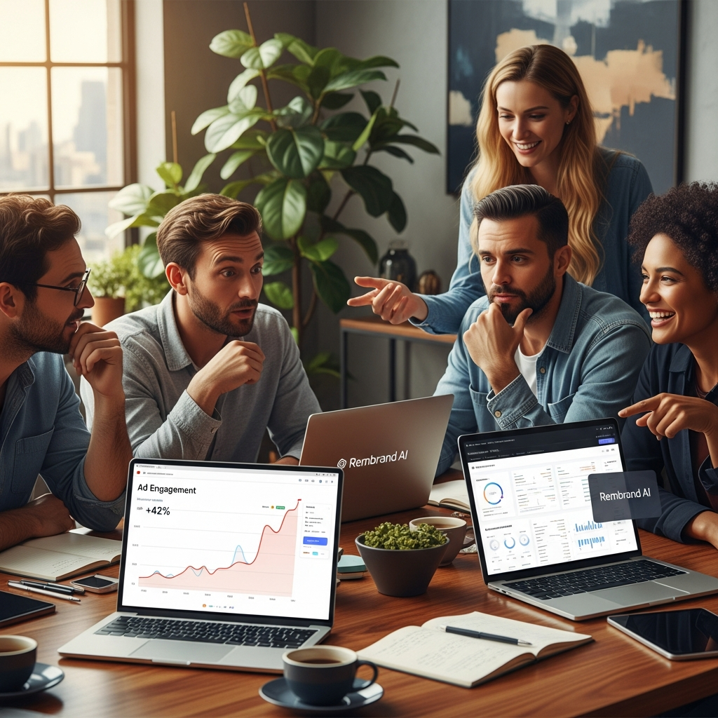 Rembrand AI key features list, including AI-driven brand placement, batch processing, analytics, and collaborative workflow tools for video monetization.