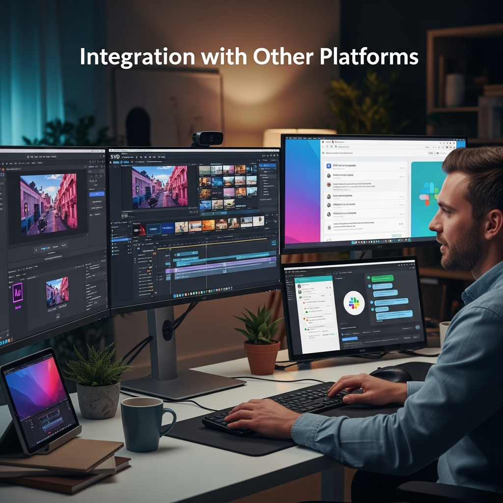 Infographic listing the core features of Stable Video Diffusion including API access, customizable frame rate, open-source code, and integration options