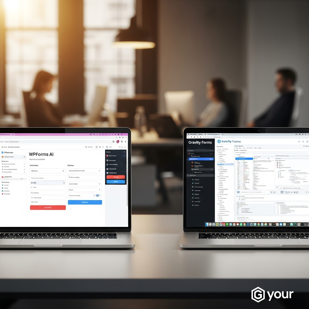 Screenshot highlighting WPForms (AI) features including AI-powered drag-and-drop form builder, smart templates, and payment integrations for 2026.