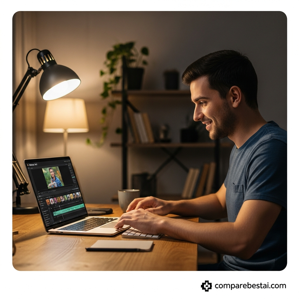 Overview of key Wisecut AI video editor features including auto jump cuts, subtitles, and music control