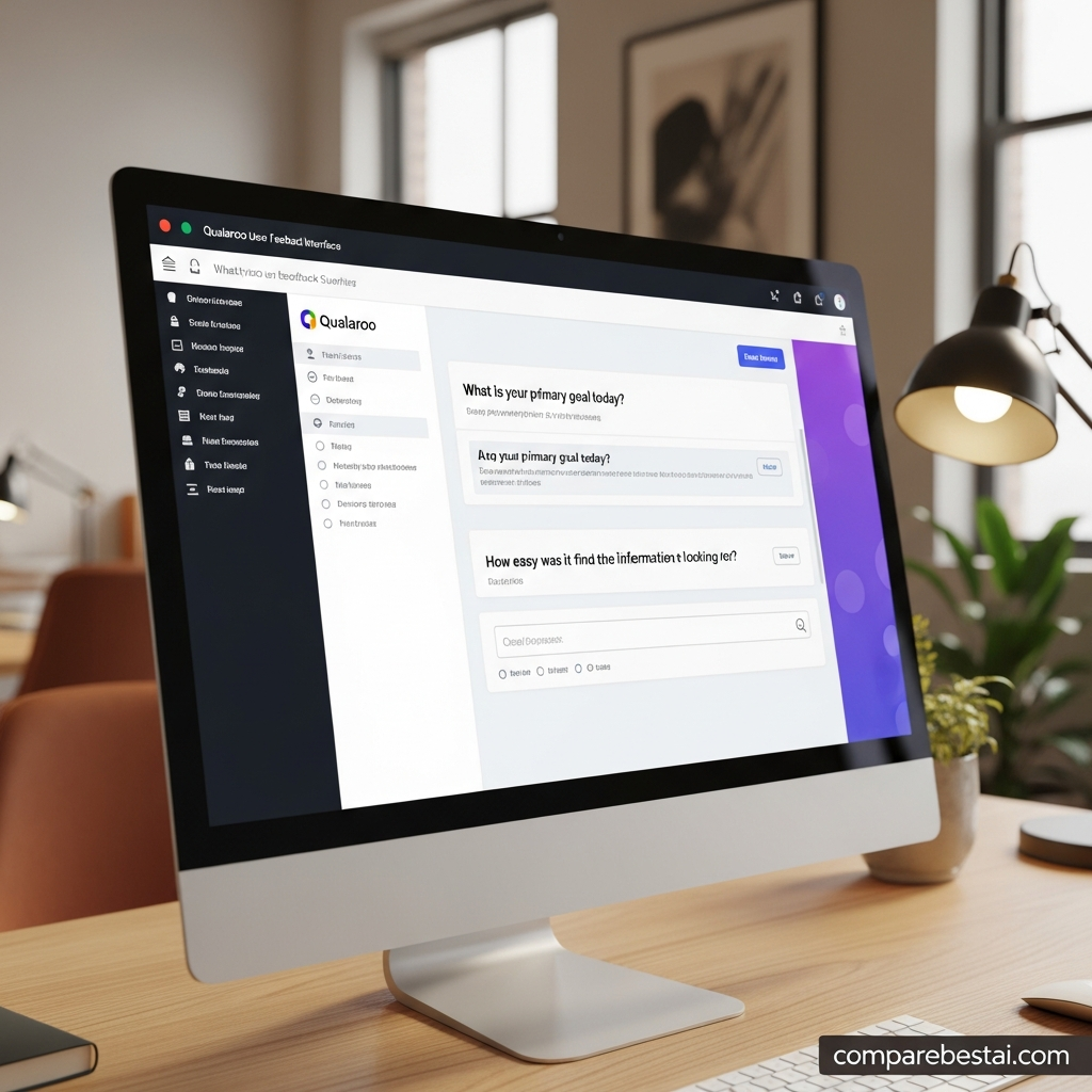 Pros and cons breakdown of using Qualaroo in 2026 for user feedback, highlighting strengths such as micro-survey targeting and areas like pricing considerations.
