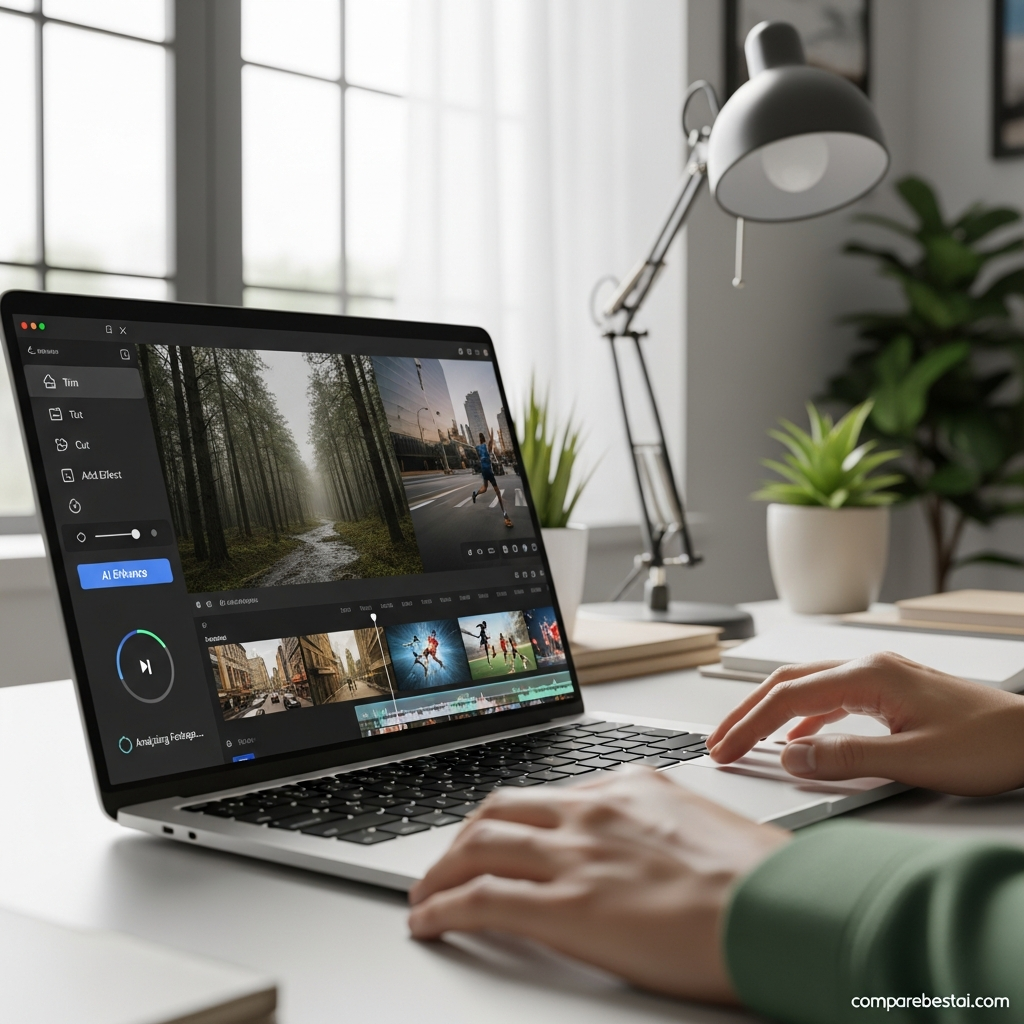 User experience comparison between Waymark and Pictory with workflow, branding, and editing features visualized side by side for 2026.