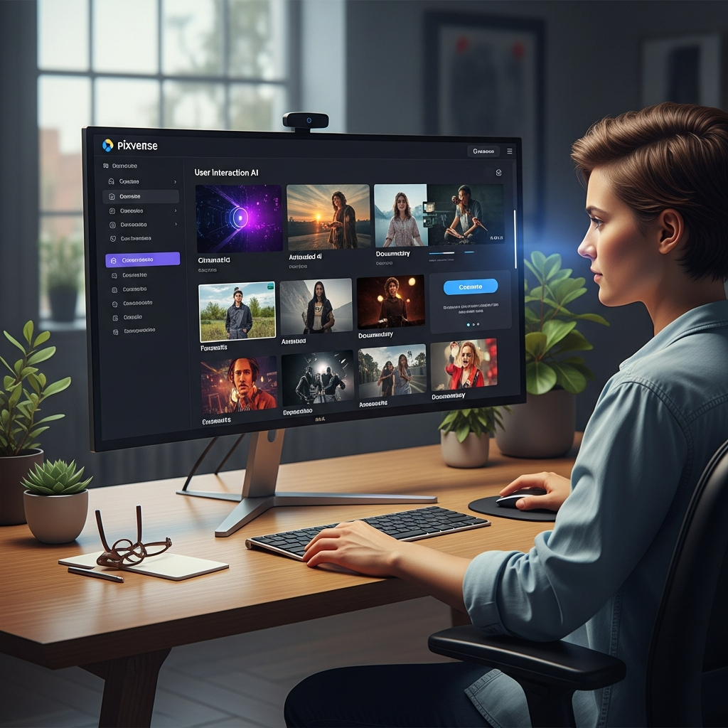 PixVerse AI capabilities example: custom video types generated with PixVerse