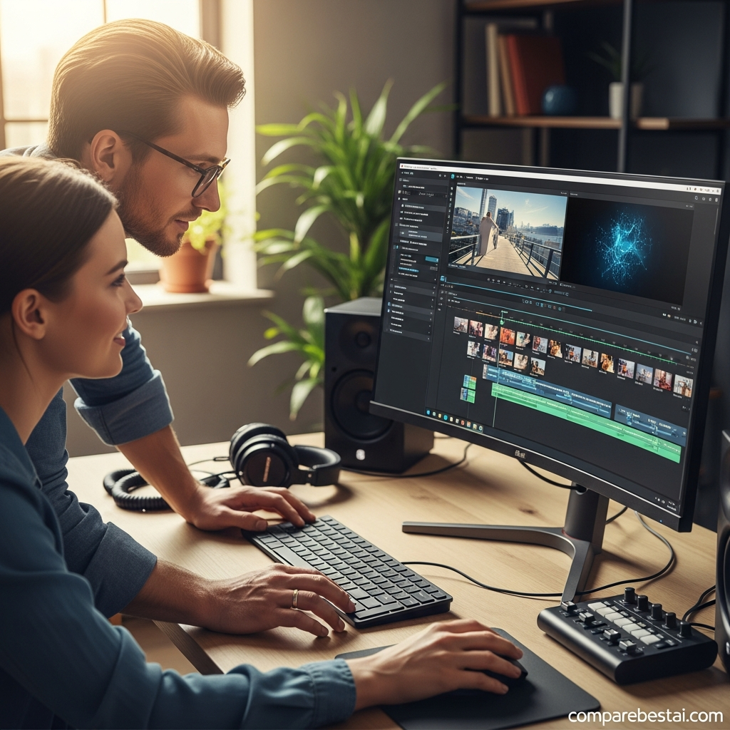 LitVideo AI video maker visual workflow showing how scripts are transformed into finished video content for marketers and teams.