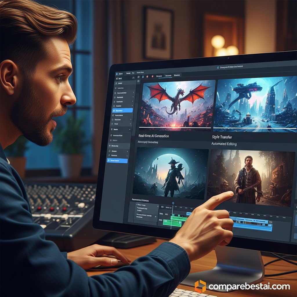 Lumiere AI by Google interface showing AI-powered media creation and generative content tools used by designers and creators in 2026.